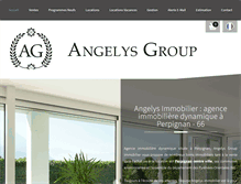 Tablet Screenshot of angelysgroup-immo.com